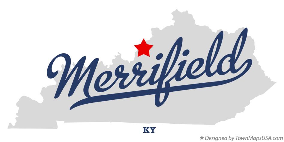 Map of Merrifield Kentucky KY