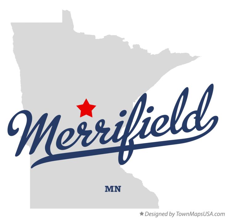 Map of Merrifield Minnesota MN
