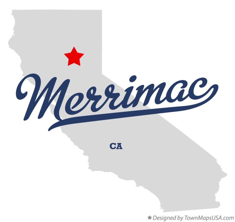 Map of Merrimac California CA
