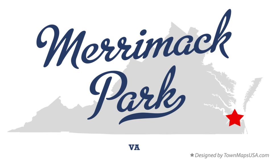 Map of Merrimack Park Virginia VA