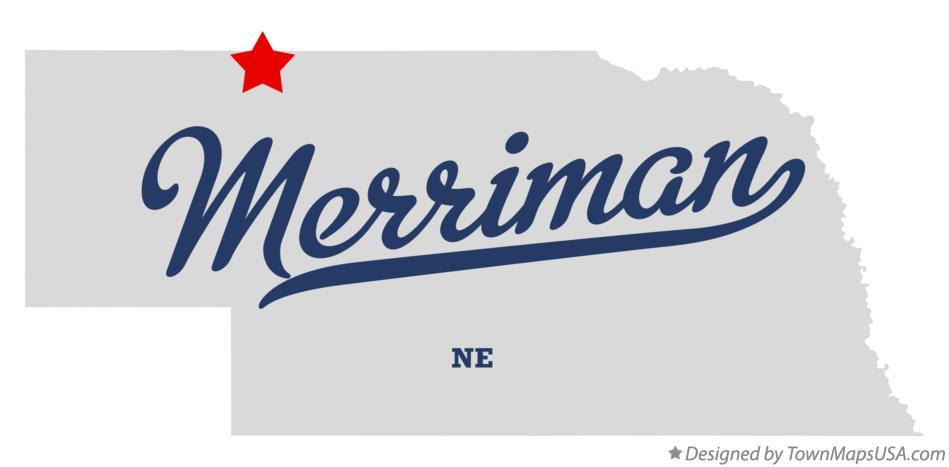 Map of Merriman Nebraska NE