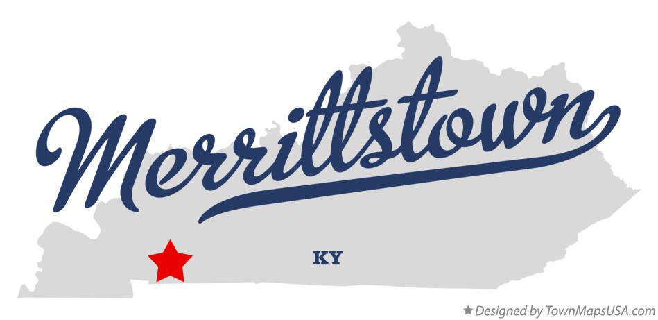 Map of Merrittstown Kentucky KY