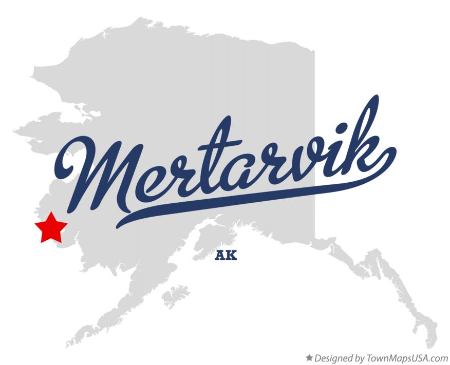 Map of Mertarvik Alaska AK