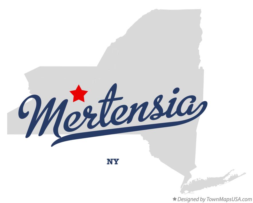 Map of Mertensia New York NY