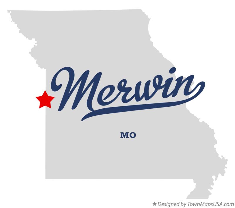 Map of Merwin Missouri MO