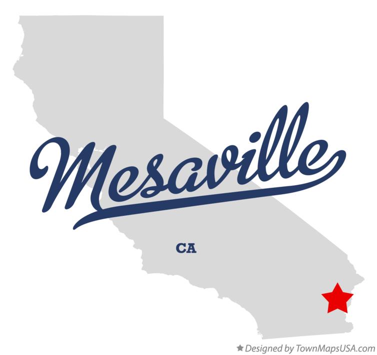 Map of Mesaville California CA