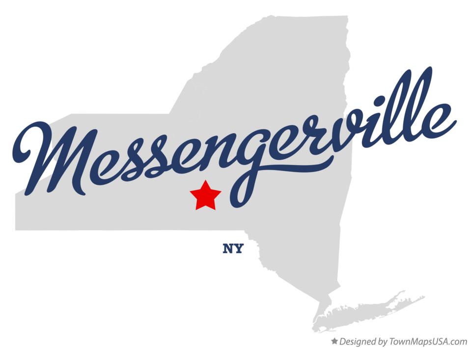 Map of Messengerville New York NY