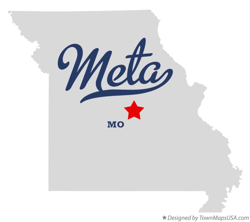 Map of Meta Missouri MO