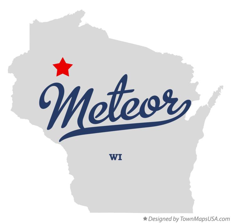 Map of Meteor Wisconsin WI