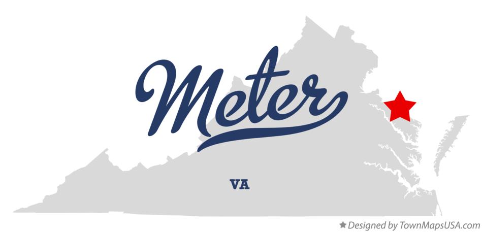 Map of Meter Virginia VA