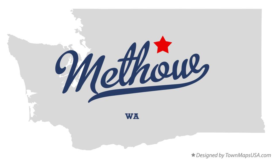Map of Methow Washington WA