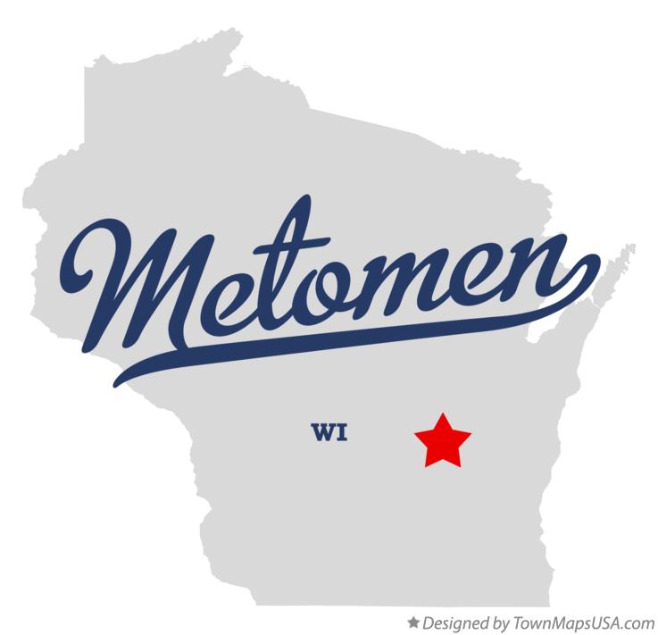 Map of Metomen Wisconsin WI