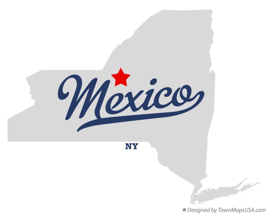 Map of Mexico New York NY