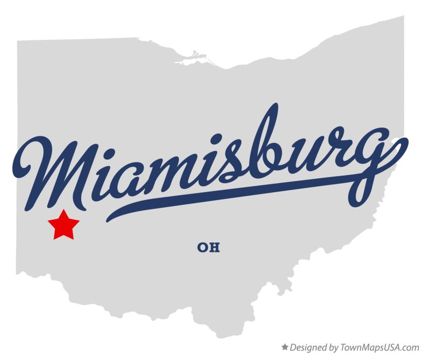 Map of Miamisburg Ohio OH