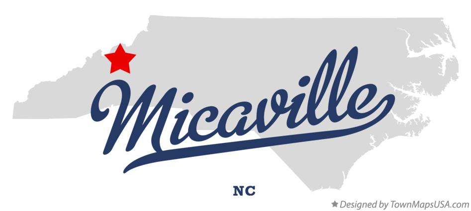 Map of Micaville North Carolina NC