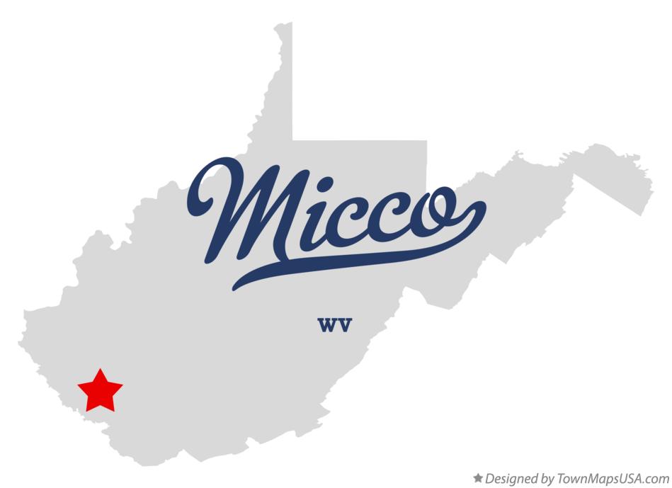 Map of Micco West Virginia WV