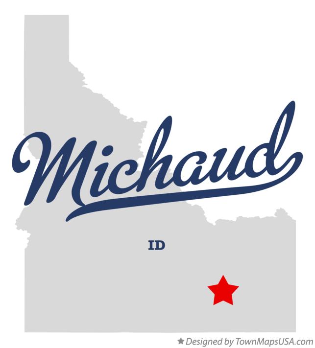 Map of Michaud Idaho ID