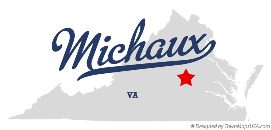 Map of Michaux Virginia VA