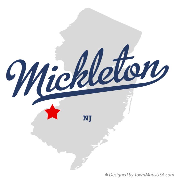 Map of Mickleton New Jersey NJ
