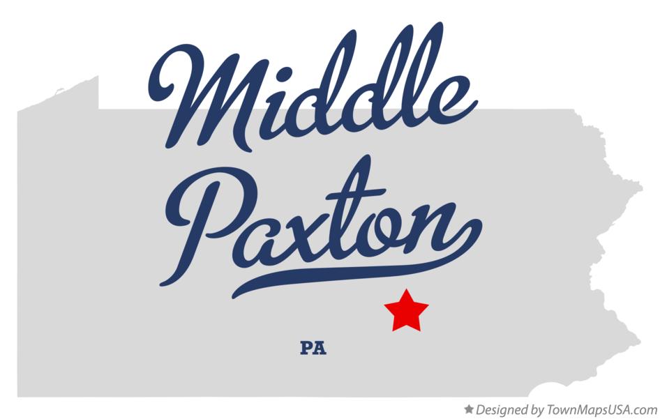 Map of Middle Paxton Pennsylvania PA
