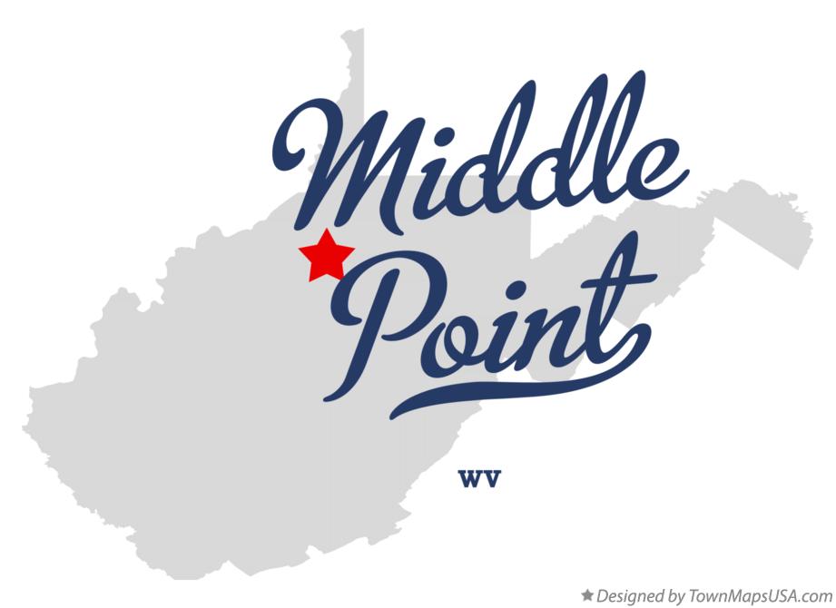 Map of Middle Point West Virginia WV