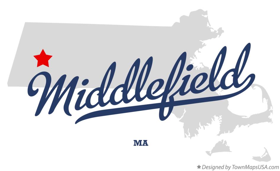 Map of Middlefield Massachusetts MA