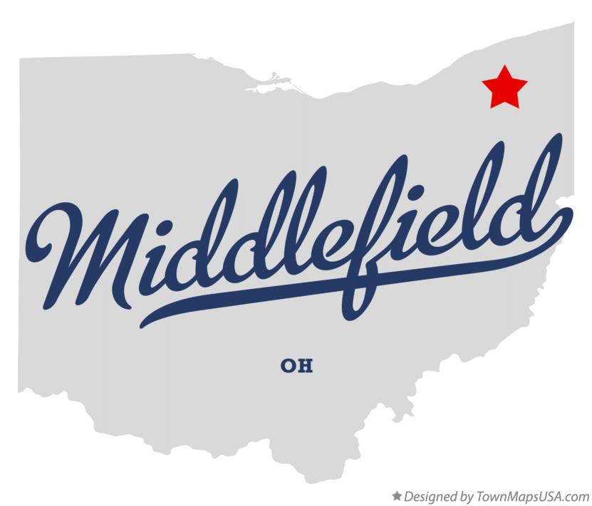 Map of Middlefield Ohio OH