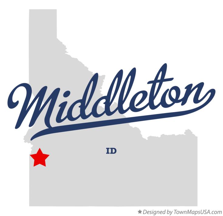 Map of Middleton Idaho ID