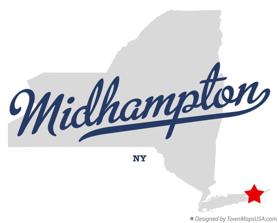 Map of Midhampton New York NY