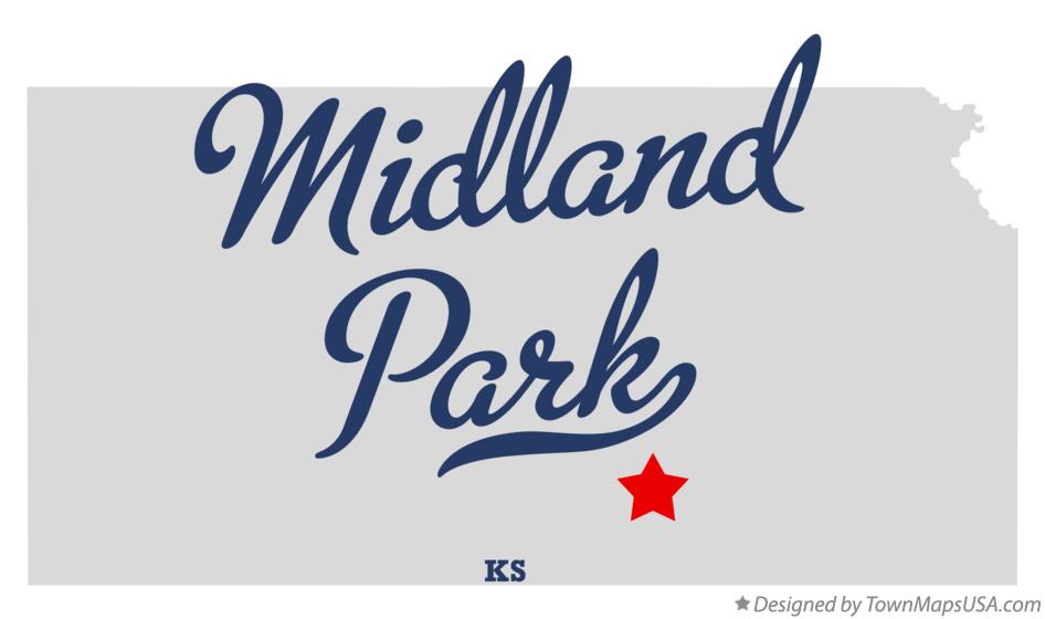Map of Midland Park Kansas KS