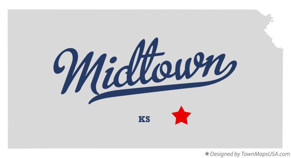Map of Midtown Kansas KS