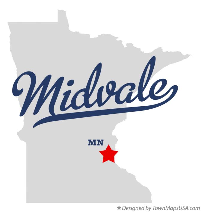 Map of Midvale Minnesota MN