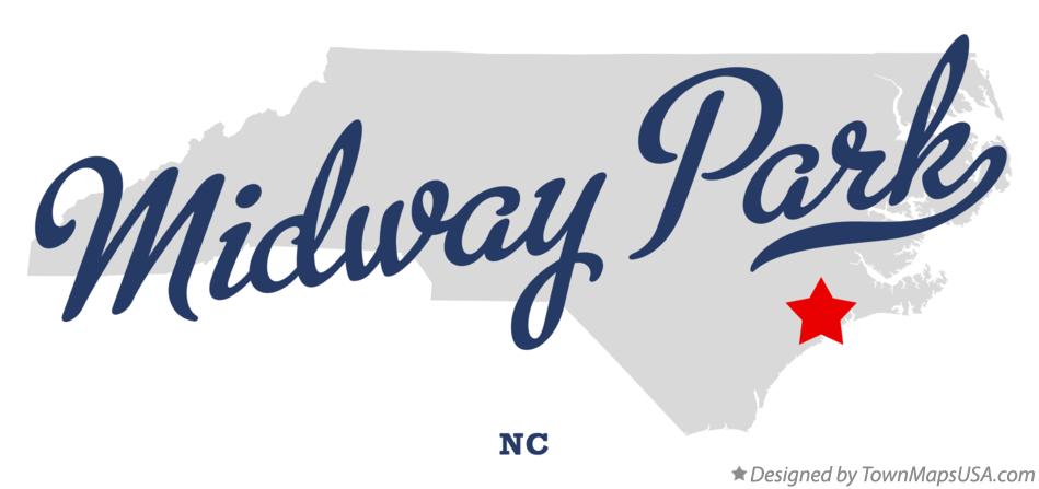 Map of Midway Park North Carolina NC
