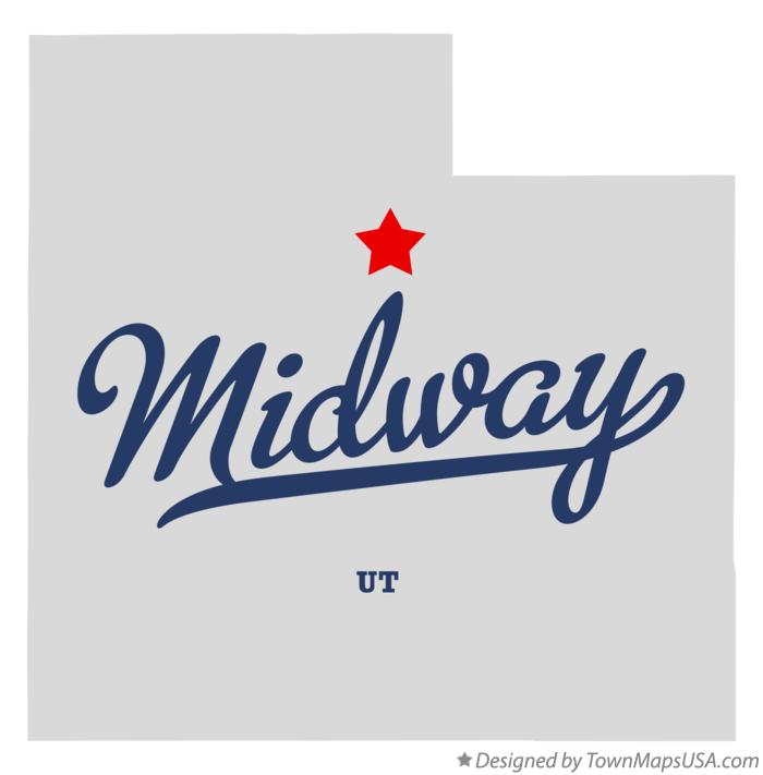 Map of Midway Utah UT