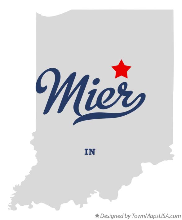Map of Mier Indiana IN