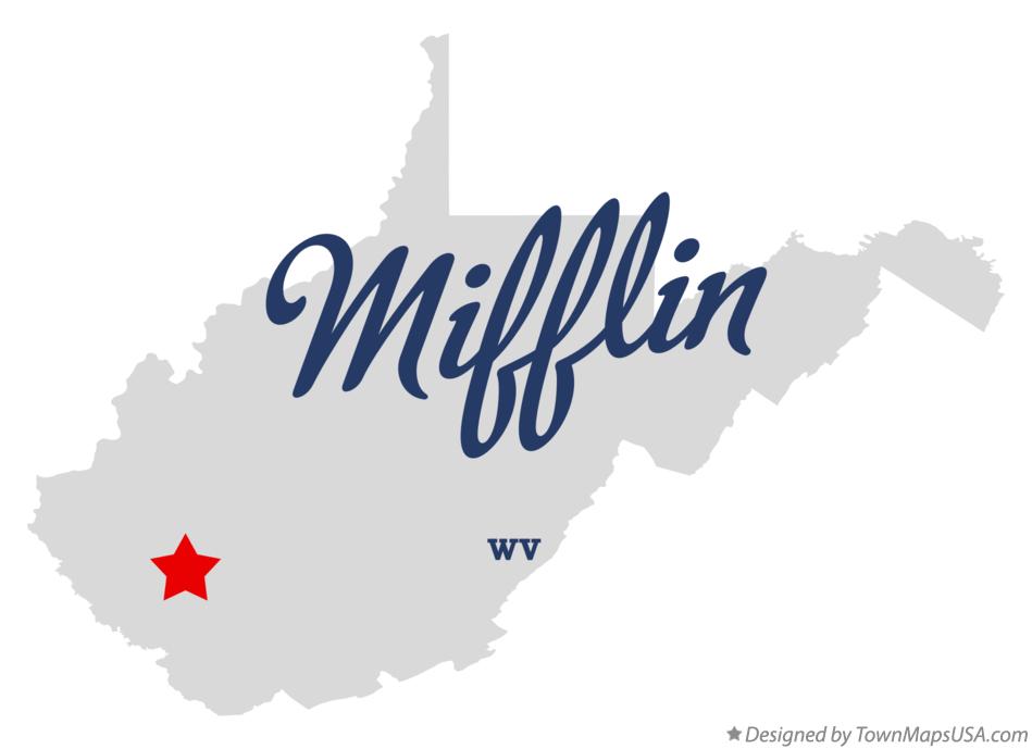 Map of Mifflin West Virginia WV