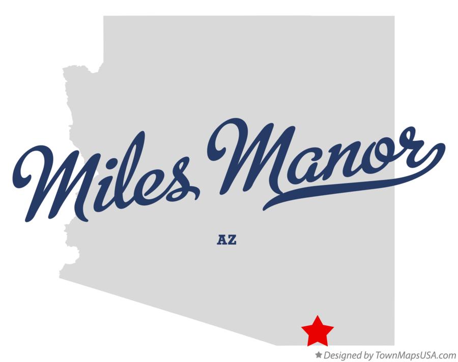 Map of Miles Manor Arizona AZ