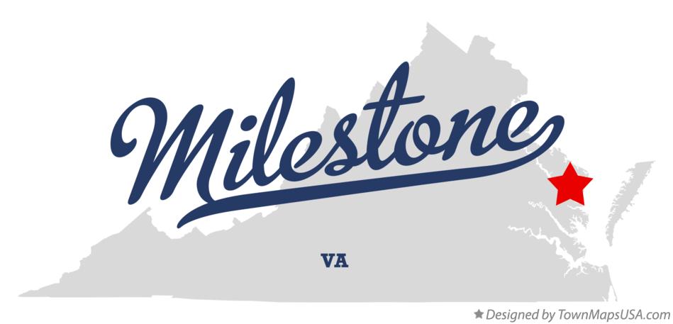 Map of Milestone Virginia VA