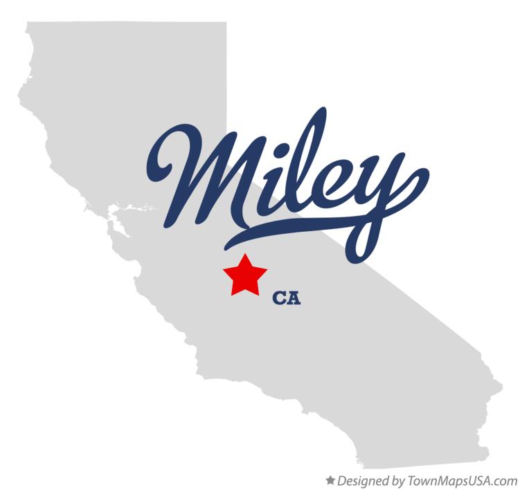 Map of Miley California CA