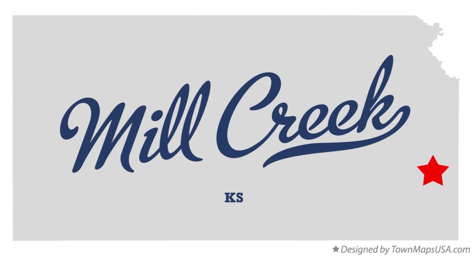 Map of Mill Creek Kansas KS