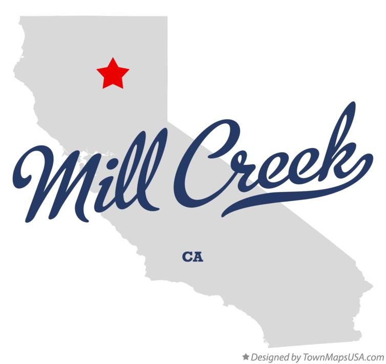 Map of Mill Creek California CA
