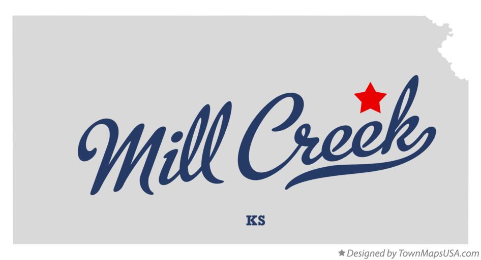 Map of Mill Creek Kansas KS