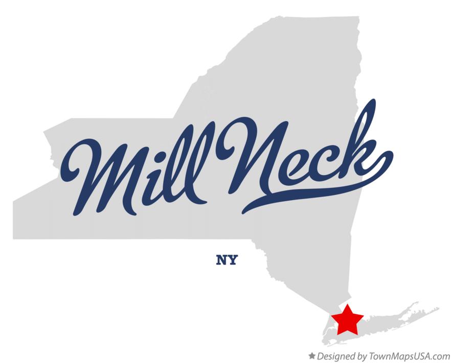 Map of Mill Neck New York NY
