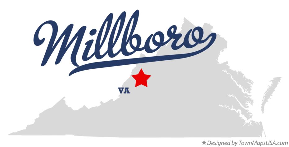 Map of Millboro Virginia VA