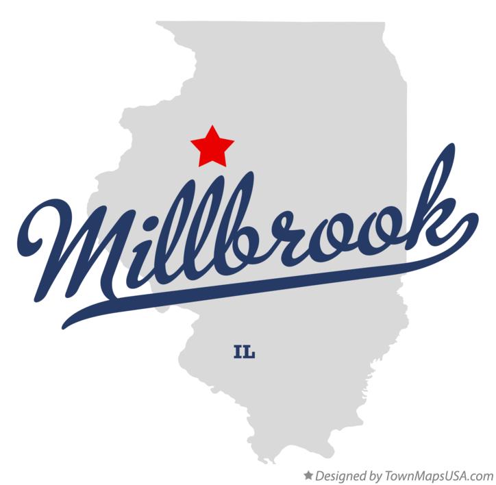 Map of Millbrook Illinois IL