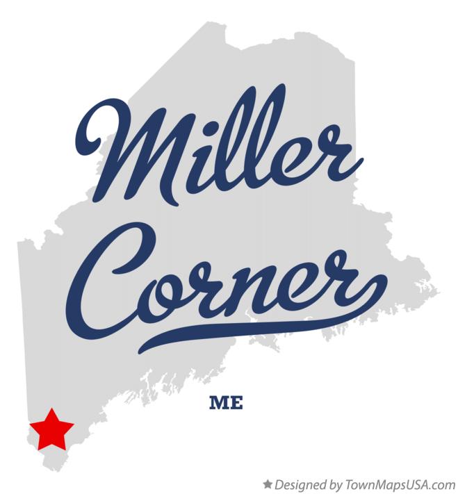 Map of Miller Corner Maine ME