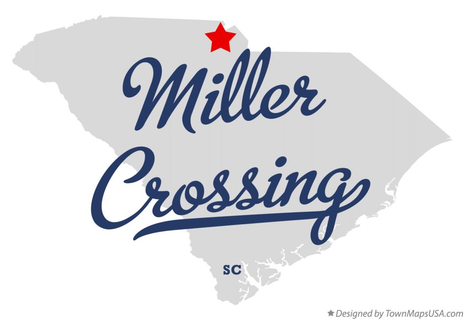 Map of Miller Crossing South Carolina SC