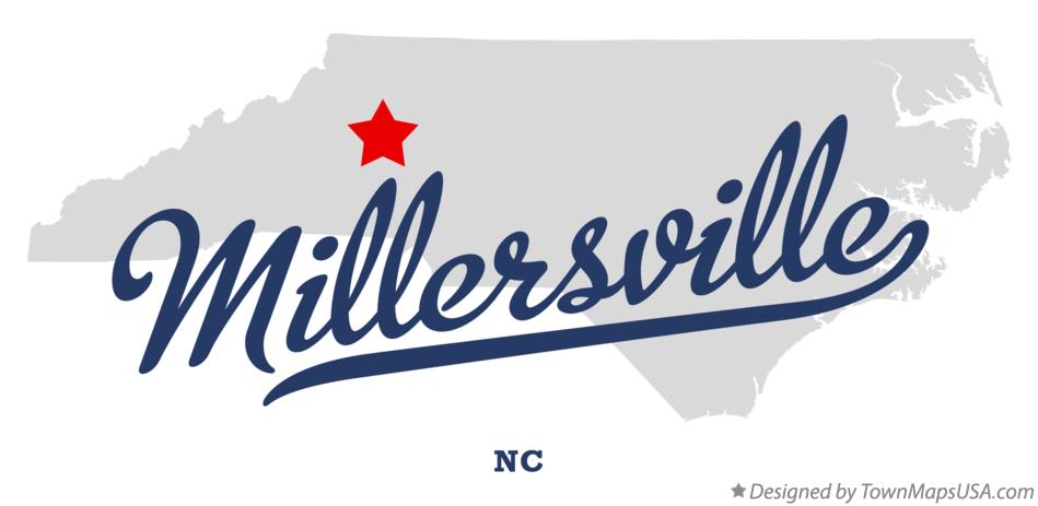 Map of Millersville North Carolina NC