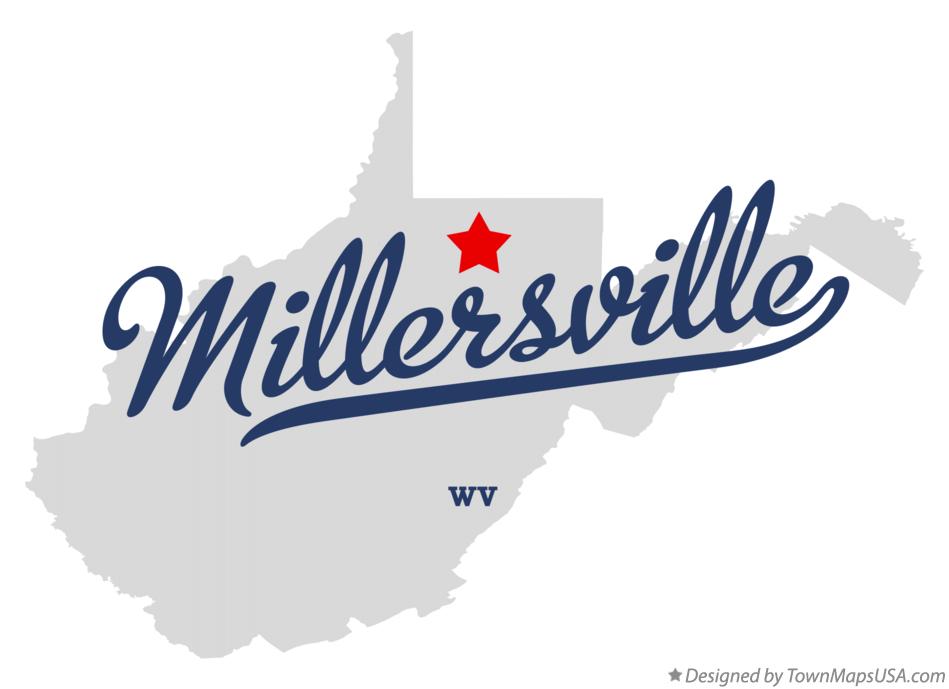Map of Millersville West Virginia WV