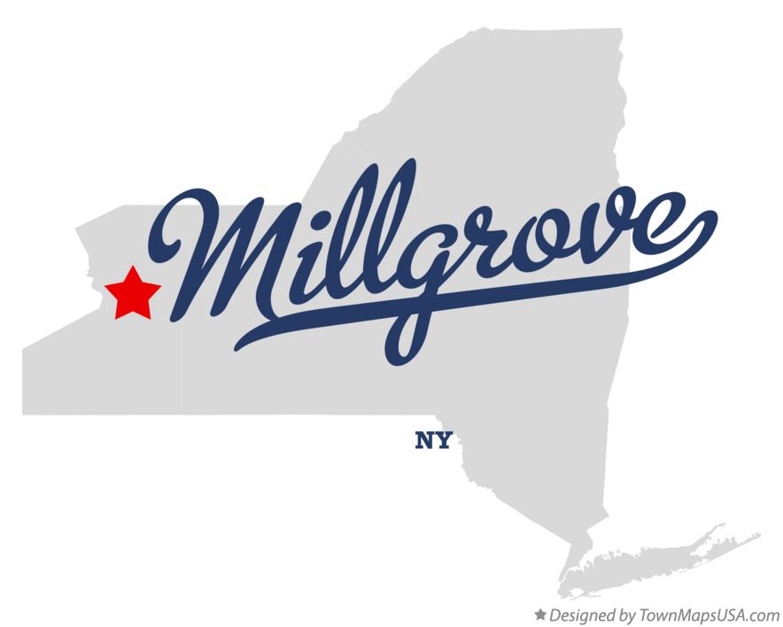 Map of Millgrove New York NY